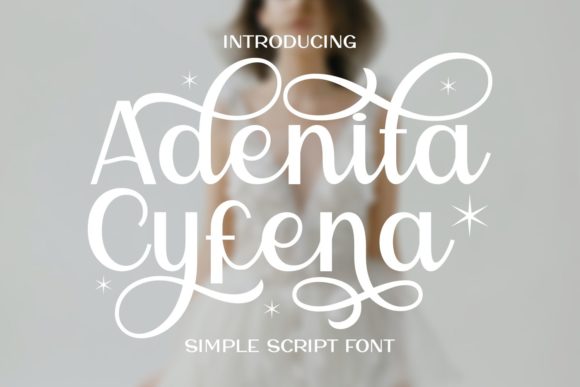 Adenita Cyfena: A Chic Script Font for Web Headers