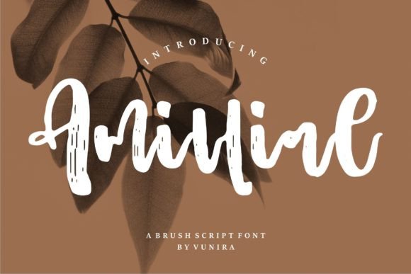 Amillial: A Bold Script Typeface for Editorial Impact