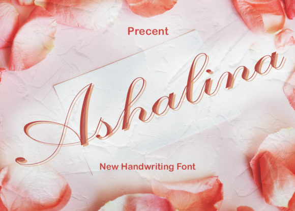 Ashalina: A Flowing Script Typeface for Editorial Design