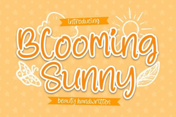 Blooming Sunny: A Handwritten Font for Editorial Warmth