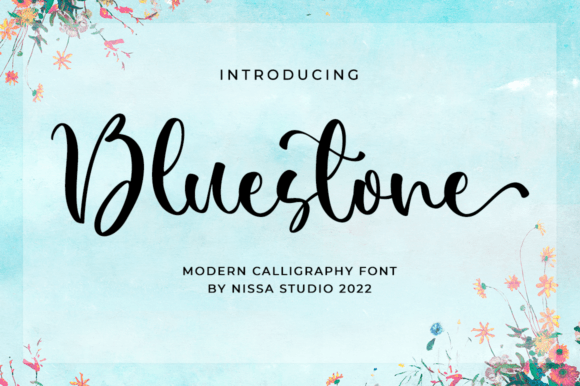 Bluestone: A Delicate Script Font for Modern Web Design