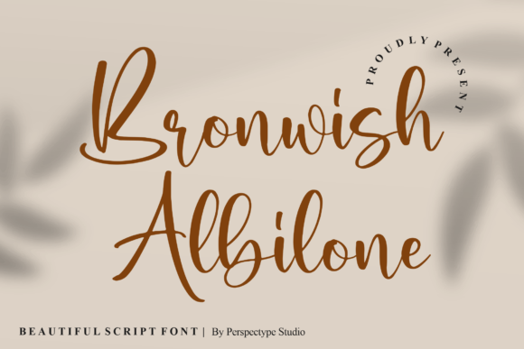 Bronwish Albilone: A Romantic Script Font for Web Design
