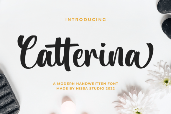 Catterina: A Delicate Script Font for Editorial Elegance