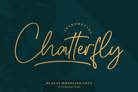 Chatterfly: A Handwritten Typeface for Editorial Design