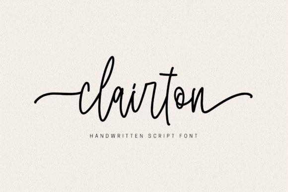 Clairton Script Font: Elevating Web Design with Elegant Typography