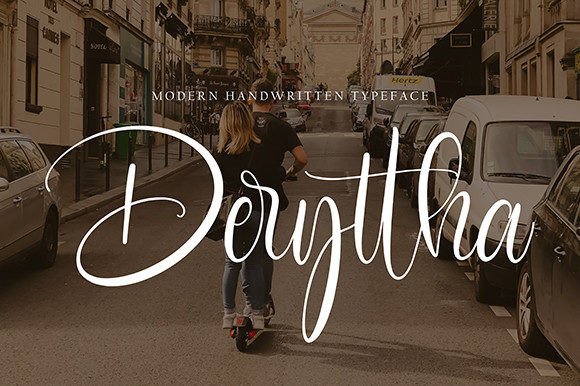 Deryttha: A Dazzling Script Font for Modern Web Design