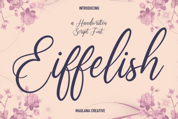 Eiffelish Review: A Script Font for Elegant Branding