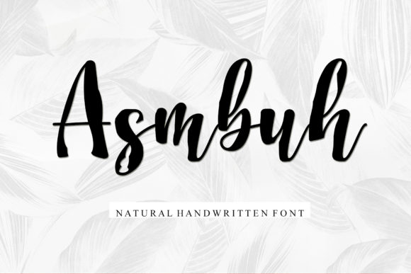 Elevate Your Brand with the Asmbuh Script Typeface