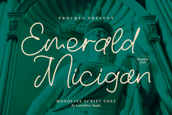 Elevate Your Brand with the Emerald Micigan Typeface