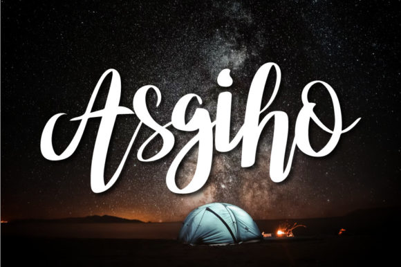 Elevating Editorial Design with the Asgiho Script Typeface
