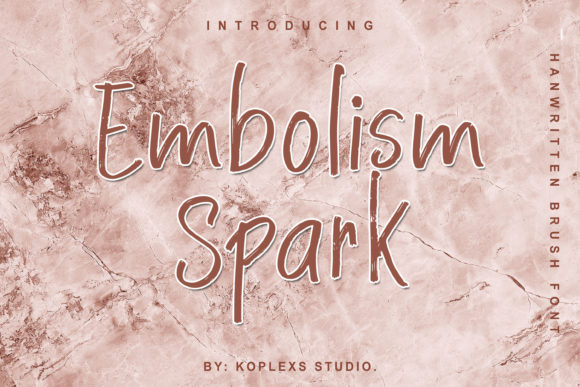 Embolism Spark: A Script Font for Modern Web Design