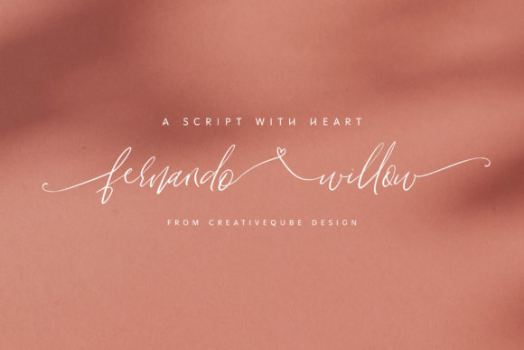 Fernando Willow: A Script Typeface for Editorial Design