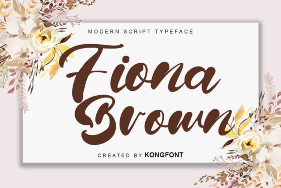 Fiona Brown: A Playful Script Font for Modern Web Design
