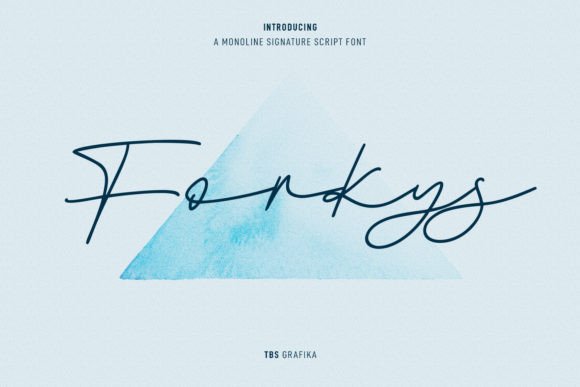 Forkys: A Versatile Script Font for Small Business Branding