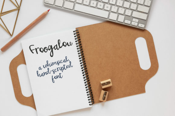 Froogalou: A Whimsical Script Font for Editorial Design