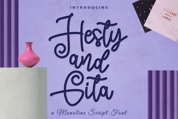 Hesty and Gita: The Script Font That Elevates Campaign Visuals