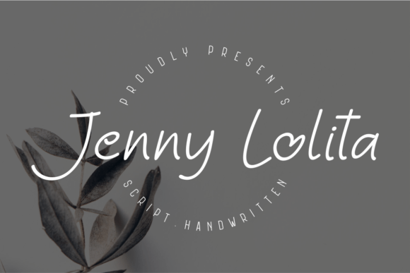 Jenny Lolita: A Friendly Script Font for Editorial Design