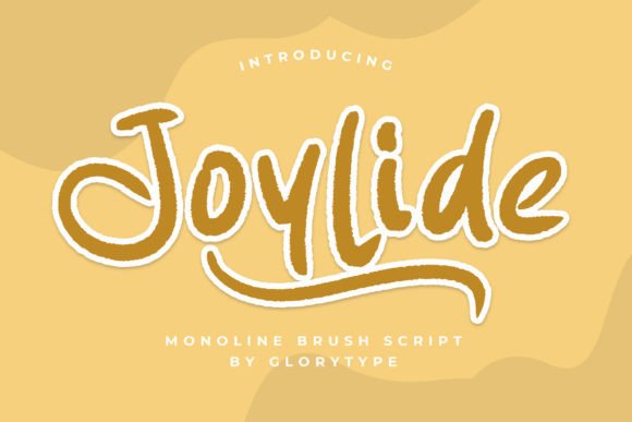 Joylide Font Review: A Monoline Script for Modern Branding
