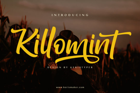 Killomint: A Fluid Script Typeface for Modern Web Design