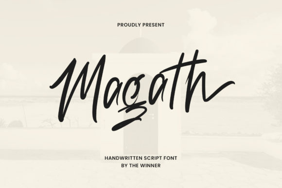 Magath Font: A Script Typeface for Modern Web Design