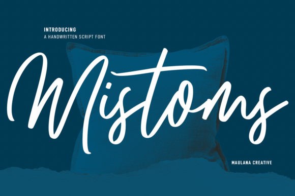 Mistoms: A Dynamic Script Font for Editorial Design