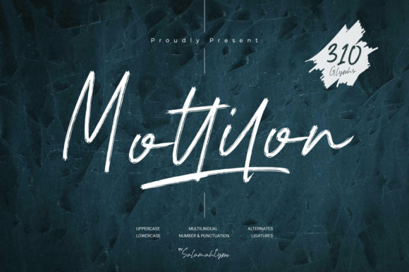 Mottilon: A Versatile Script Font for Small Business Branding