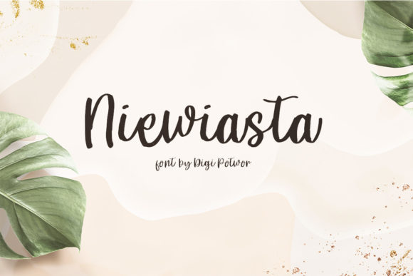 Niewiasta: A Bold Script for Modern Brand Identity