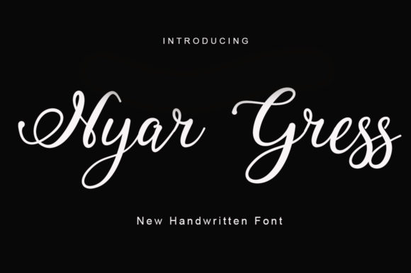 Nyargress: The Script Font That Stops the Scroll