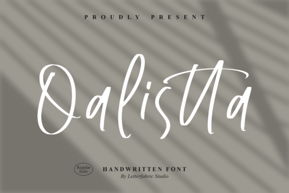 Qalistta: A Handwritten Font for Authentic Branding