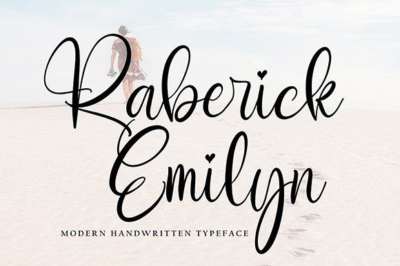 Raberick Emilyn: The Script Font That Elevates Campaign Visuals