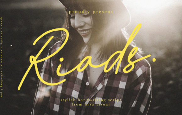 Riads Script Font: A Web Designer's Review for Digital Branding