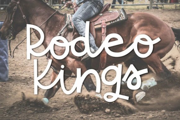 Rodeo Kings: A Bold Script Font for Modern Web Design