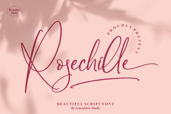 Rosechille Font Review: Elevating Web Design with Script Style