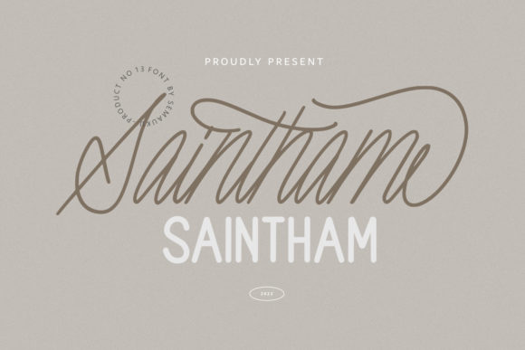 Saintham: A Versatile Typeface for Modern Editorial Design