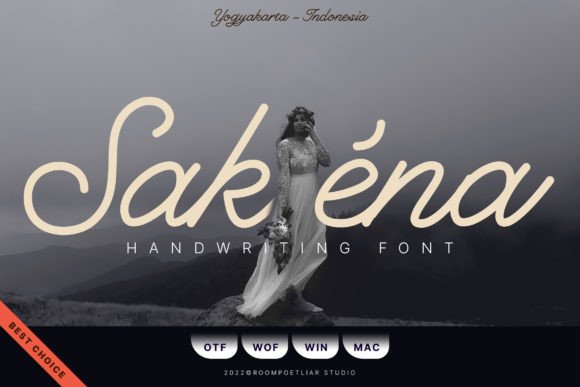 Sakéna: The Script Font That Elevates Campaign Visuals