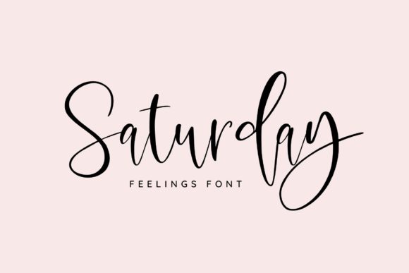 Saturday Feelings: A Script Font for Editorial Impact