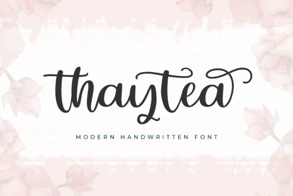 Thaytea: The Script Font That Elevates Your Campaigns