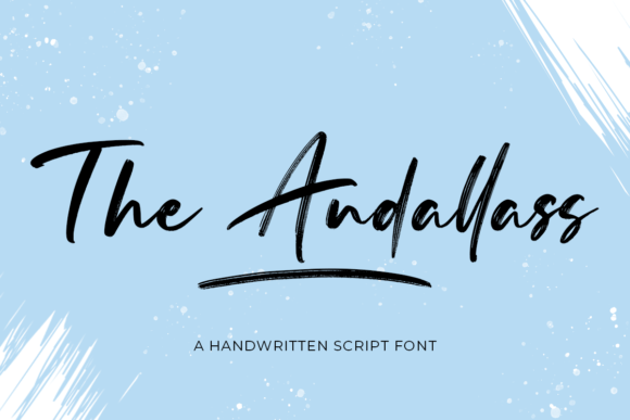 The Andallass: A Confident Script Font for Modern Web Design