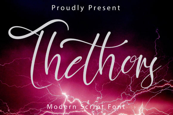 Thethors Font Review: Elevating Campaign Visuals with Style