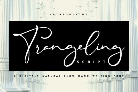 Trangeling Font: A Natural Script for Small Business Branding
